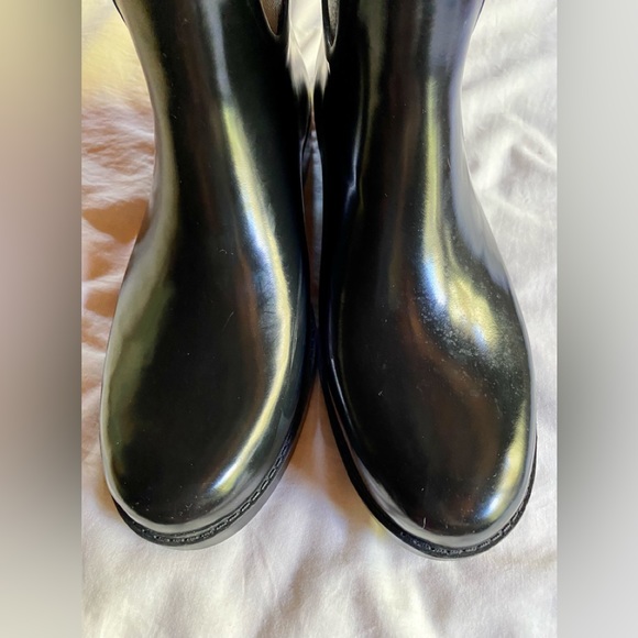 ⭐️Coach Black Floral Winter & Rain Boots⭐️ - Picture 3 of 13